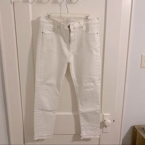 Loft || White Jeans